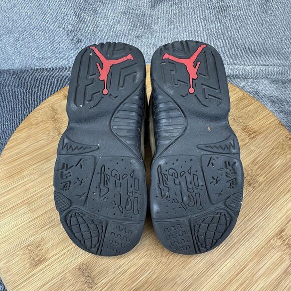 Jordan Air Jordan 9 Retro Shoes Toddler Size 9C Black Olive Red 401812-030 - Picture 7 of 8